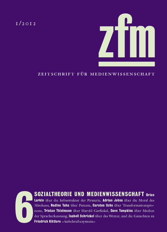 Carsten Ochs: Jenseits von technikzentrierter und anthropozentrischer Medienkultur-Beschreibung